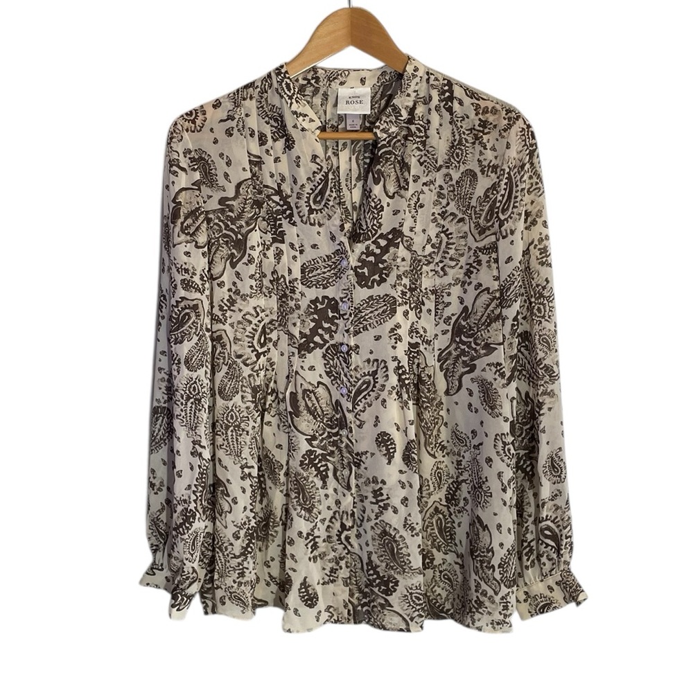 Y4- Paisley - KNOX ROSE - SMALL - BLOUSE